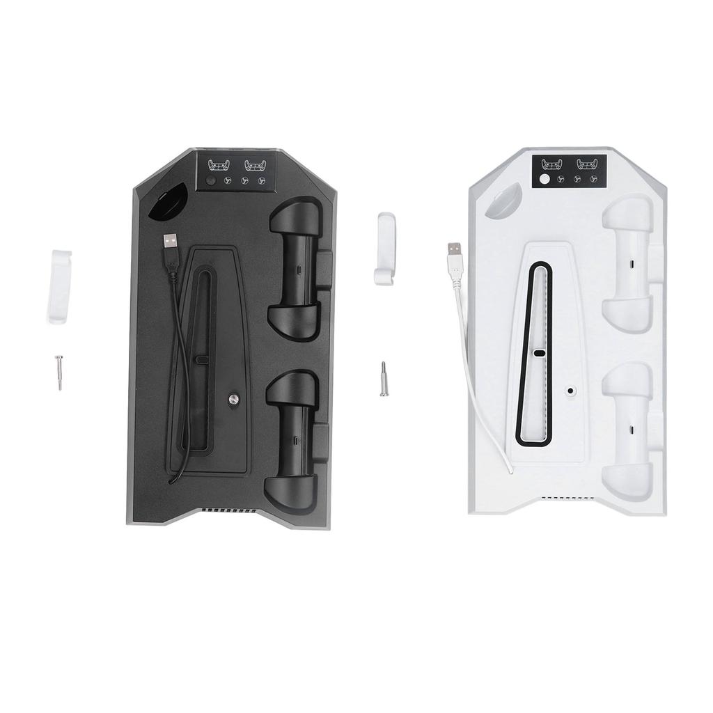 Console Cooling Stand Quiet 3 USB Hub  Controller Charger Console Vertical Station for  Slim