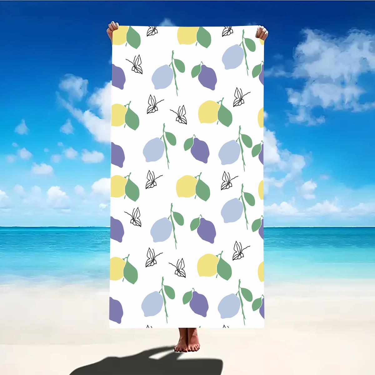 

Универсальное пляжное полотенце большого размера для улицы, путешествий, кемпинга, абсорбирующее пляжное полотенце, супермягкое летнее полотенце для плавания, банное полотенце, море 70x140cm