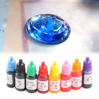 10ml Haushalt DIY Schmuckherstellung Farbstoff Kristall Epoxid Farbstoff Harz Pigment
