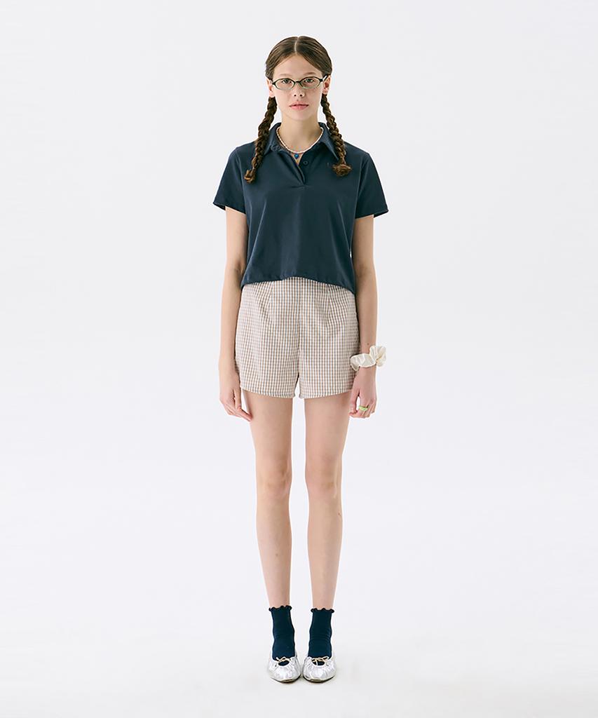 JUNEJUNE SPACE Vol13. Crop Pk T-Shirts_Navy(Vol13. Crop Pk T-Shirt_Navy)