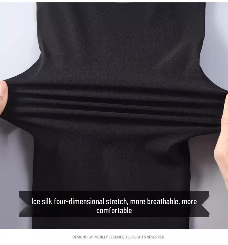 Men's Quick-Dry Cropped Sports Pants for Running & Cycling - Spring/Autumn 2025 Edition.