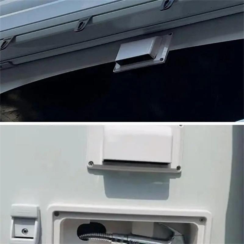 Trailer Boat Side Ventilation Fan 12V High Speed Airflows System With Anti UV ABS Material For Marine Bathroom Warehouse