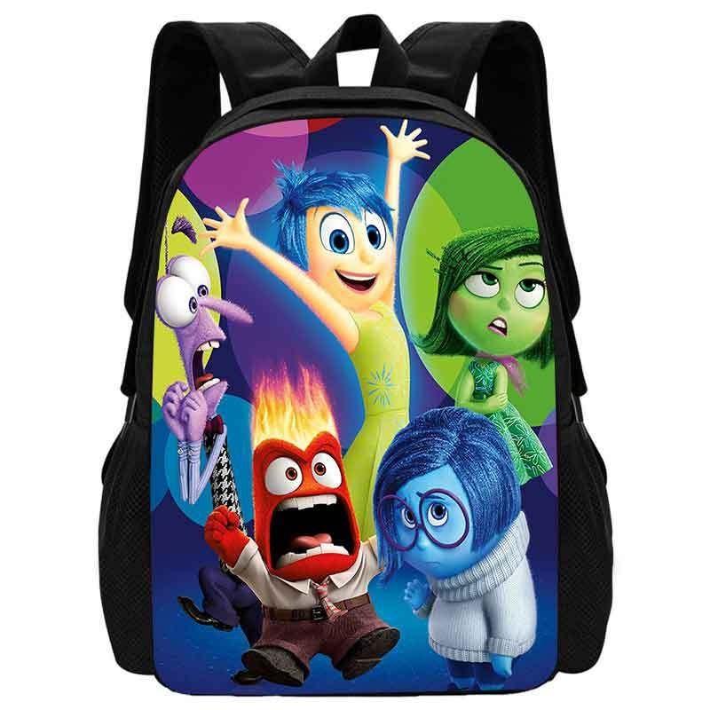 Adorable Cartoon Backpack For Kids Spacious Oxford Cloth School Bag For Grades 1-4