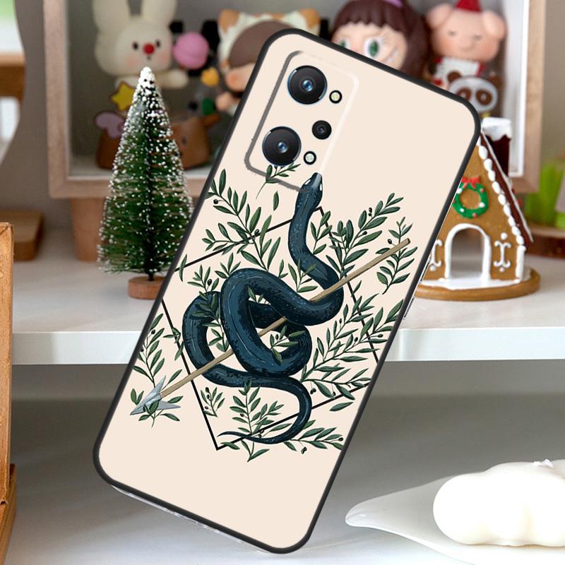 The Snake and Fern For OPPO Realme C55 C35 C33 C31 C30 C25 C21Y C11 GT Neo 5 3T 2T Realme 10 9 11 Pro Plus Case