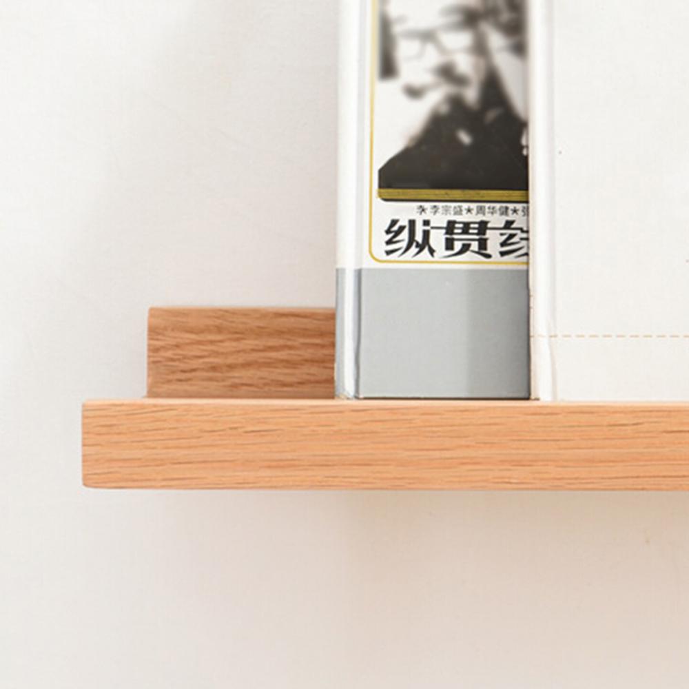 Wood Living Room Wall Mounted Storage Shelf Rack Display Bookcase Home Decor Wood Wall Shelf for living room
