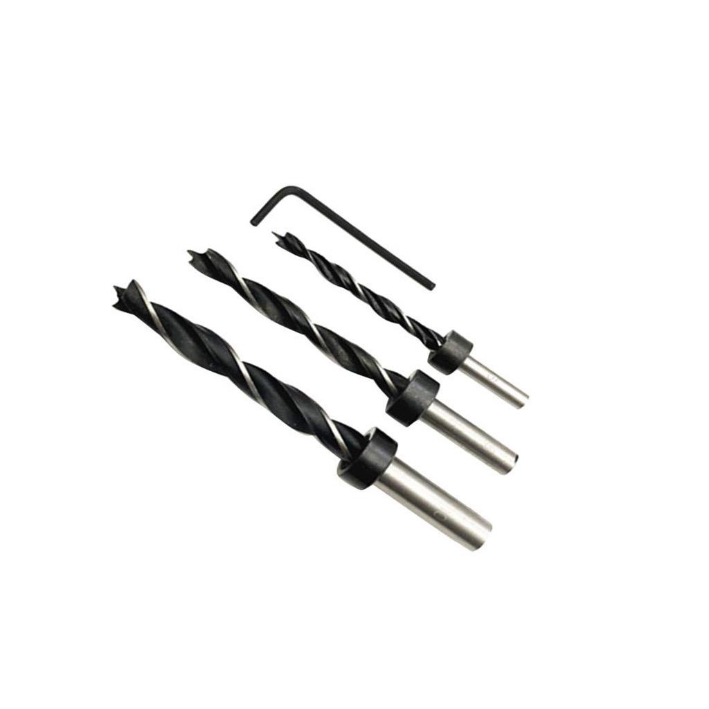 

Blue 15° Pocket Hole Drilling Guide with 3-Point Bit for Woodworking Splicing Installations.