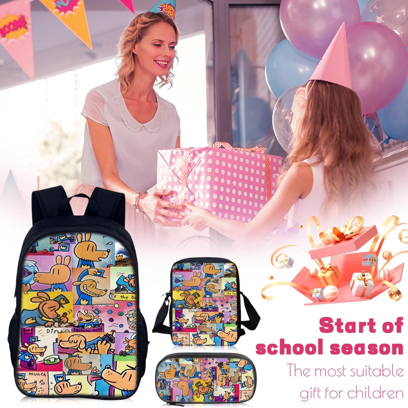 

Школьные ранцы Рюкзаки с героями мультфильмов для начальной школы Детские сумки Рюкзаки большой вместимости One Size чёрный