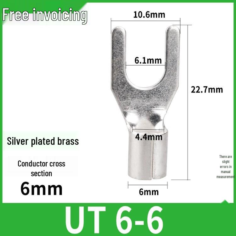 Silver-Plated Brass Terminal Block: Round, U, Y, Fork Type Lug SNB/RNB Open Barrel
