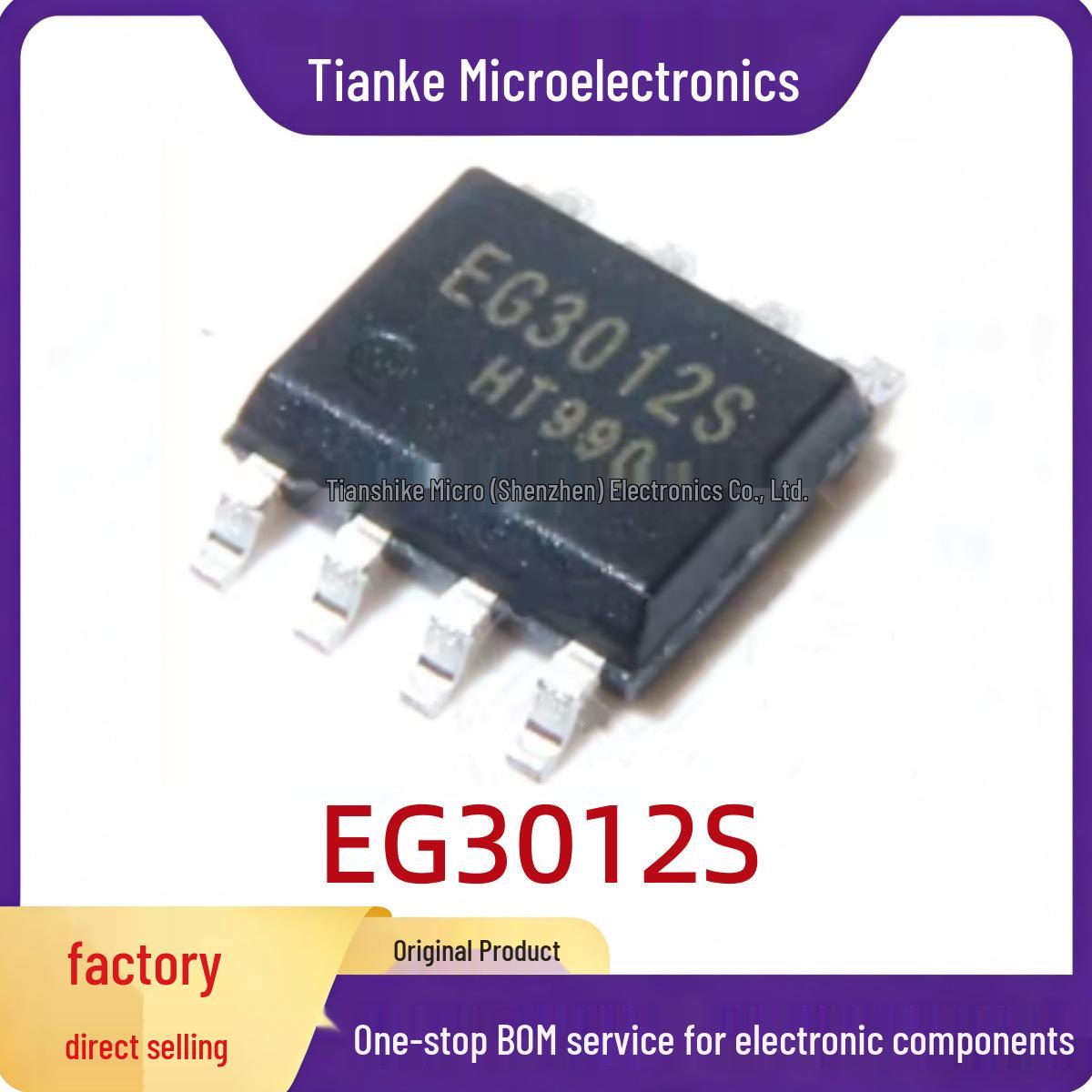 

Lijinwei EG3012S Half-Bridge MOSFET Driver IC, 100V, 1A, SOP8 Surface Mount