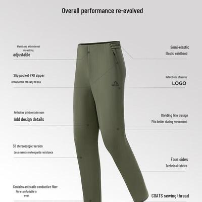 Perseus Herren Warme Outdoor-Softshell-Wanderhose