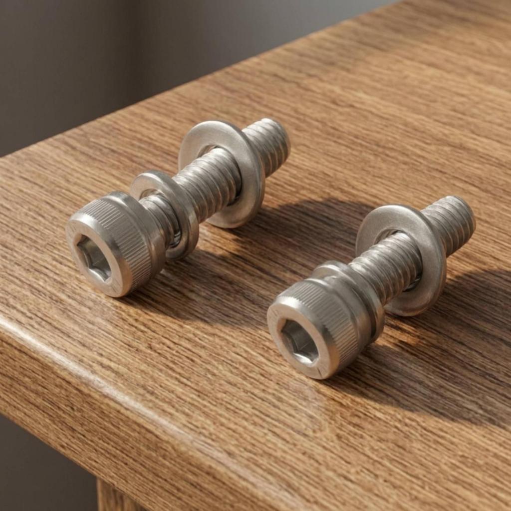 M5 Bolts with Washers Rust Resistant Fasteners Silver for Underwater Photography
