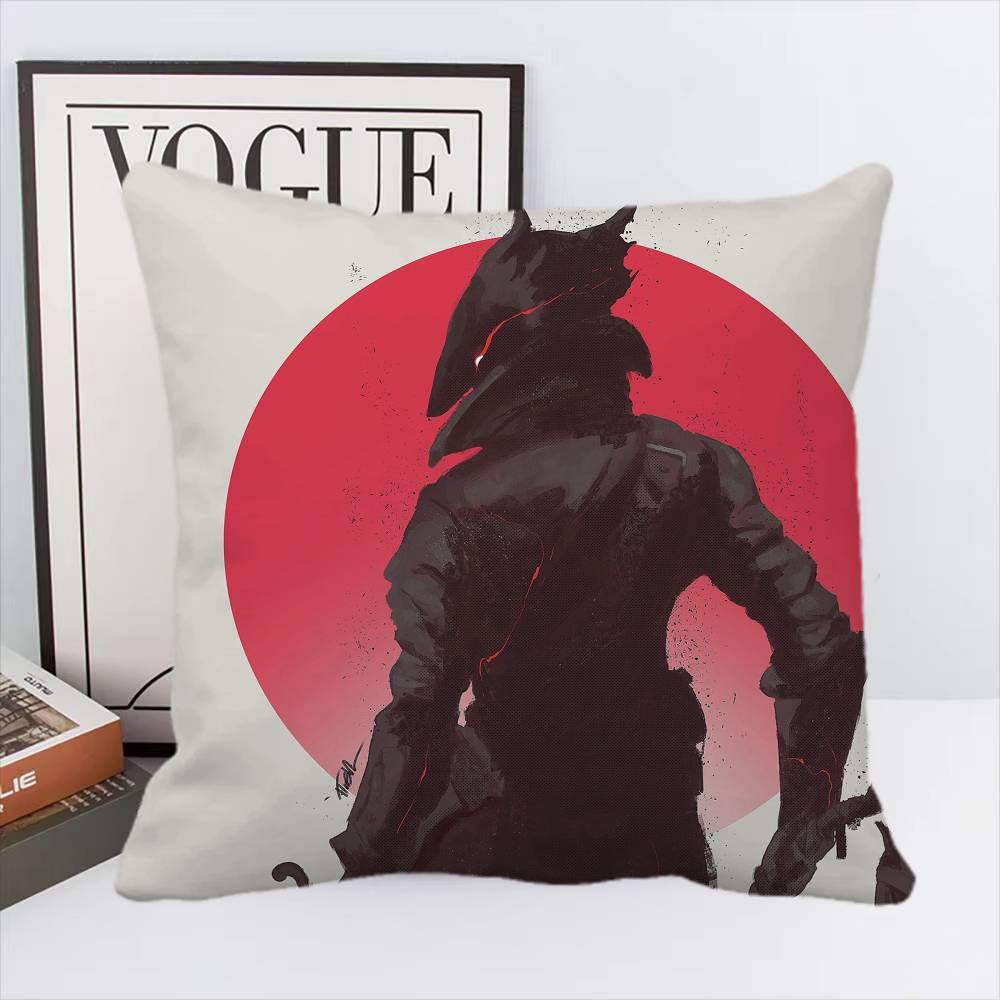 Game Bloodborne Pillow Case Square Pillow Bedroom Sofa Leisure Comfort Cushion Car Living Room Home Decoration