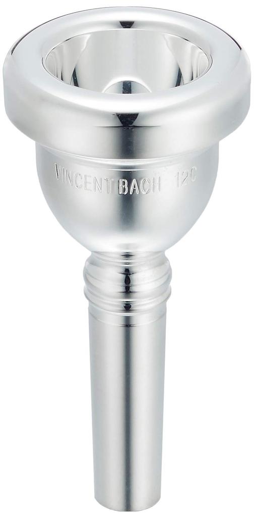 Bach Trombone Mouthpiece 12C, Silver-Plated Finish (for Small Bore)