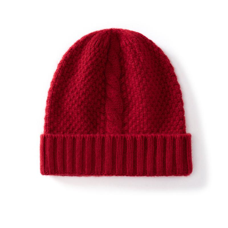 Cashmere Autumn and Winter New Unisex Fashionable Outdoor Leisure Warm Ear Protection Coldproof Knitted Hat