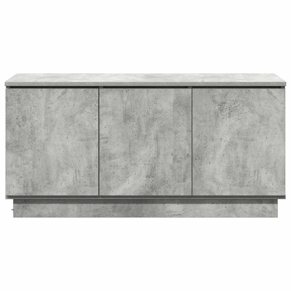 TV Stand 100 x 38 x 49 cm Concrete Grey Engineered Wood