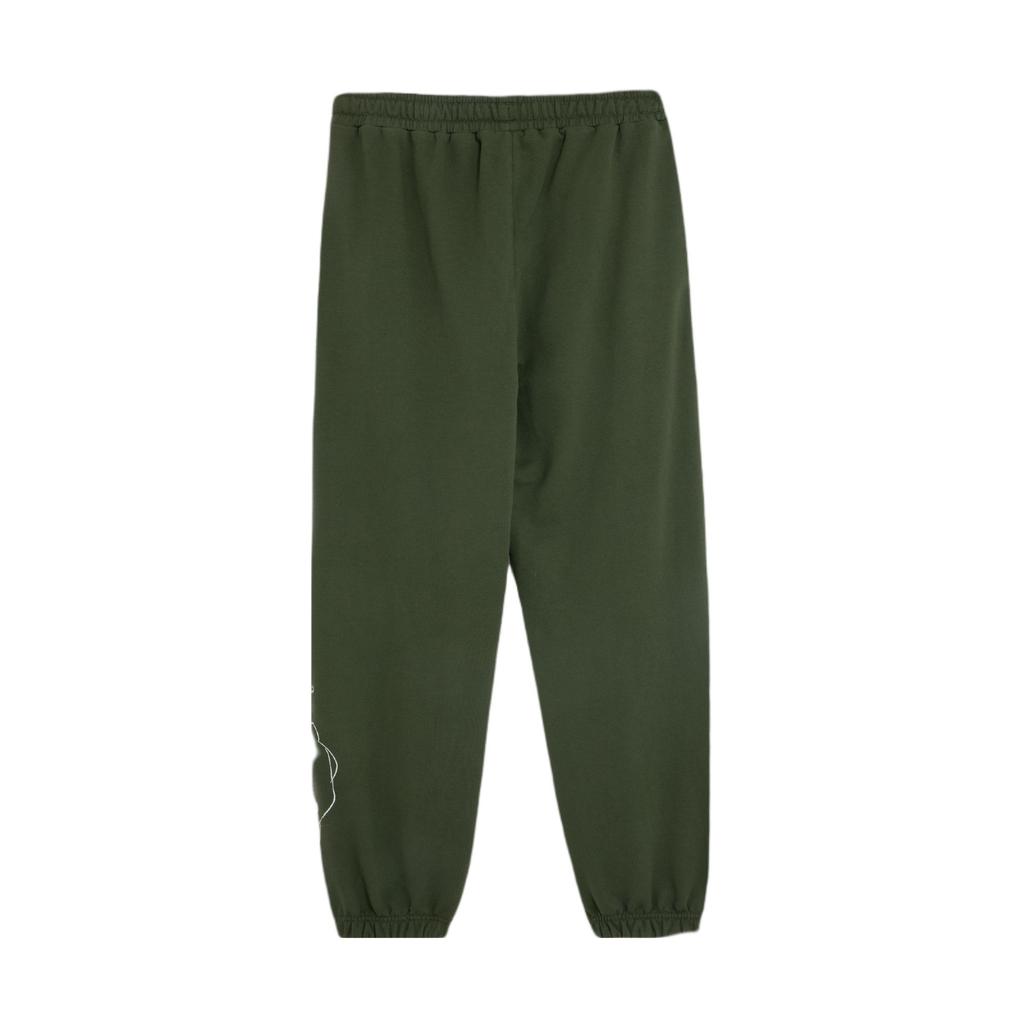 Puma Bz Cc Sweatpants With Animal Print Men Bottoms Army-Green 625536-69