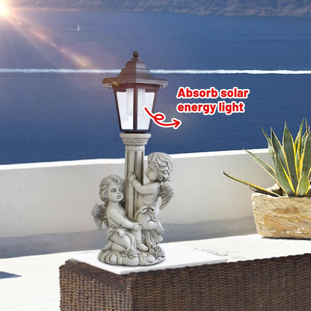 Courtyard Handicrafts, Solar Angel Garden Decorations, Outdoor Porch Ornaments