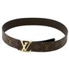 Used LOUIS VUITTON Santure LV Initiales Reversible Belt Monogram M0323