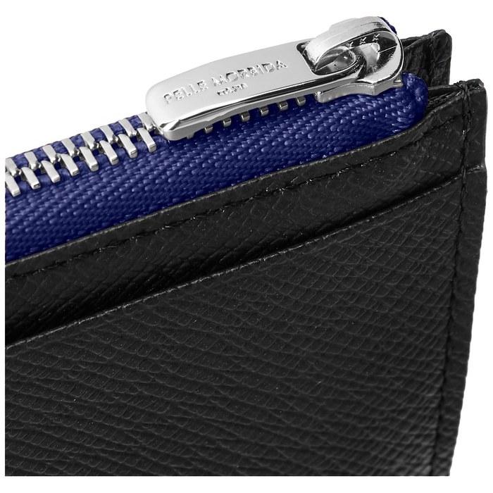 PELLE MORBIDA Thin Mini Wallet BA324 Black