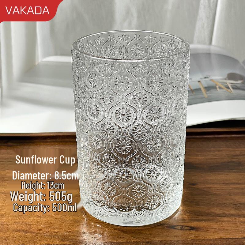 

VAKADA High Borosilicate Glass Juice & Beverage Cup