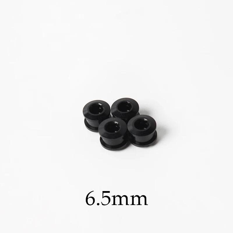 BUCKLOS 6.5MM 8.5MM Bicycle Chainring Bolts Aluminum Alloy Bike Chainwheel Screw 4PC Bicycle Crankset Bolt Bike Crank Screw
