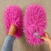 Fashion New Women's Wool winter Slippers Wool Home Warmth Flat Bottom Non slip Sleeve Durable Sandals Fashion Large size Slippers 36-46