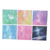 6x6 Inches Galaxy Origami Bright Colors Double-sided Printing Outer Space Origami Sky Galaxy Origami Traditional Pattern