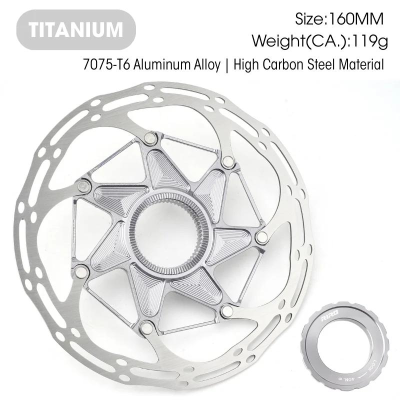 Bike Brake Rotor Discs Centerlock Bicycle Disk Brake 140MM 160MM Mountain Road Cycling Hydraulic Brake Disc Pad MTB Bicycle Part