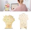 Mothers Day Flower Holder Removable Wood Table Ornament Flower Stands Party Table Decorations Gift for Mother