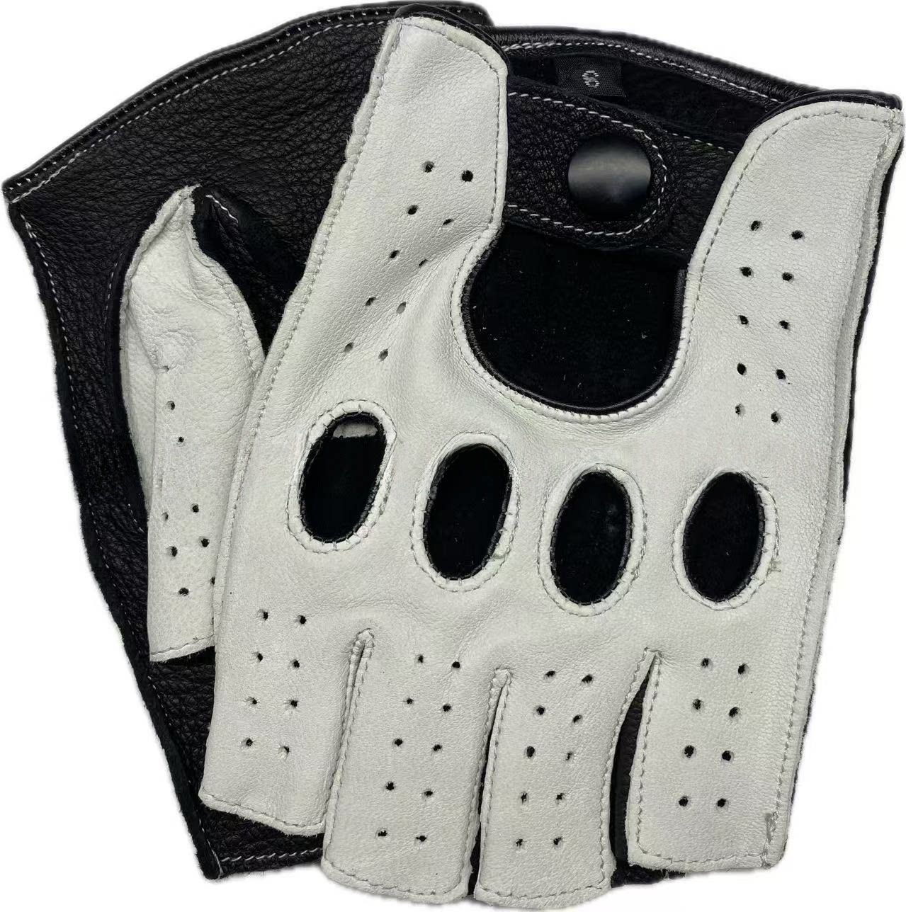 Premium Luxury Genuine Sheepskin Half Finger