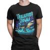 Men Tralalero Tralala  T Shirt Funny Shark Meme Pure Cotton Clothes Novelty Short Sleeve Crewneck Tee Shirt Graphic T-Shirts
