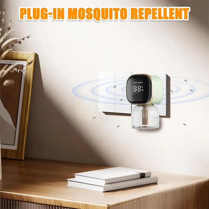 Electric Heating Mosquito Repellent Liquid Cute Children'S Plug-In Timer Display Mosquito Repellent