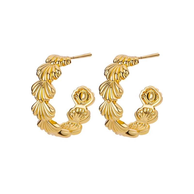 Simple Zircon Love Ear Buckle Women's Fashion Titanium Steel Stud Earrings High-end Temperament Earrings Niche Hot-selling