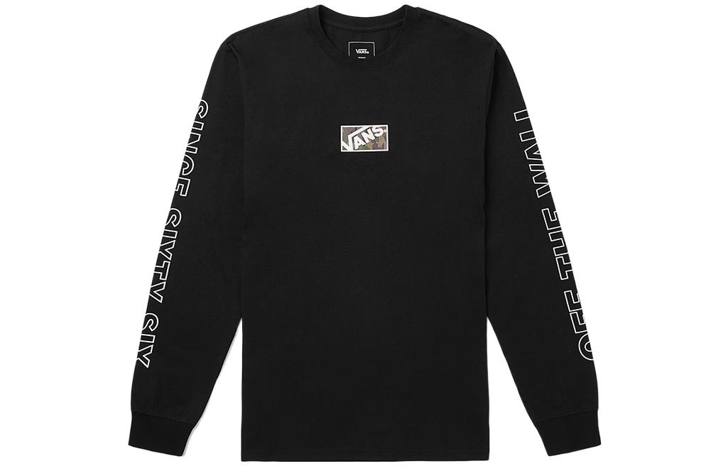 Vans T Shirts Men s Black Crew Neck Thin VN0A48BIBLK S