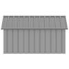Vidaxl Buda Dla Psa, Szara, 116,5X153X81,5 Cm, Stal