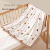 Baby Bath Towel: Pure Cotton Absorbent Gauze Swaddle, Summer Blanket, Infant Wrap