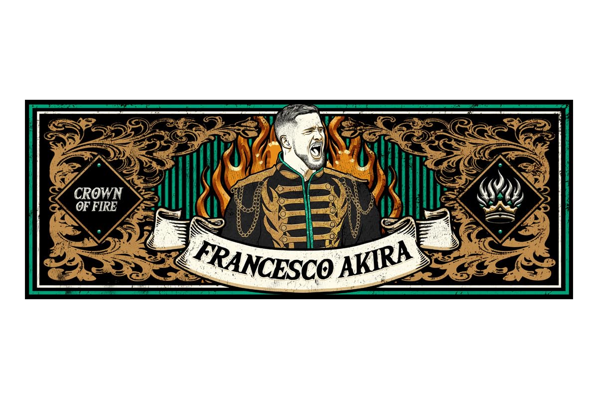 

New Japan Pro-Wrestling Francisco Akira CROWN OF FIRE Sports Towel 6404008684