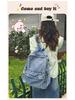 Women's Harajuku-Style Retro Washed Denim Backpack - Versatile and Simple Student Schoolbag