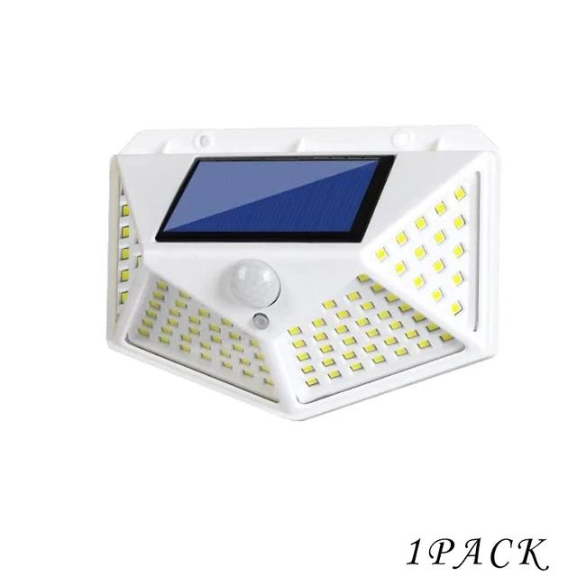 106LED Split Solar Lamp 3 Lighting Mode Outdoor Decoration Sunlight Wall Light PIR Motion Sensor Waterproof Garden Garage Lamp