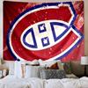 Canadiens Bedruckter Wandteppich, Einzigartiges Design Wandteppich, Wanddekoration für Schlafzimmer, Wohnzimmer, Spielzimmer, Herzliche Fan-Feiertagsgeschenke