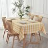 1pc Rectangular Checkered Tablecloth Anti-wrinkle Buffalo Checkered Tablecloth Checkered Tableclothxzj