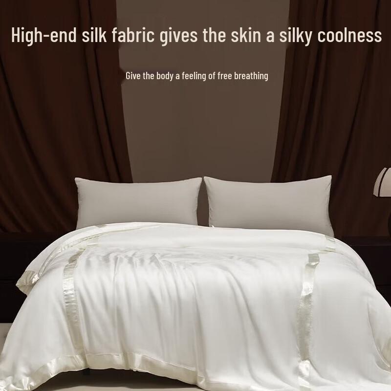 SILKUEEN All-Season Pure Mulberry Silk Quilt