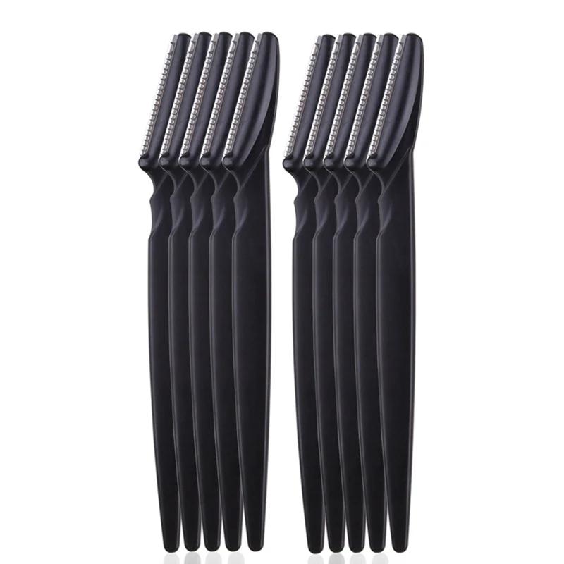 5/10/15Pcs Eyebrow Trimmer Makeup Tools Safe Eye Brow Razor Face Body Hair Removal Shaver Blades Woman Eyebrows Shaping Knife