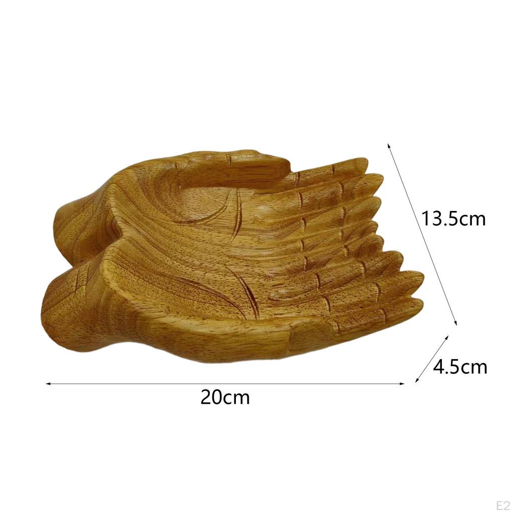 Buddha Hand Decorative Tray Figurine Indoor Office Multifunctional Crafts for Home Decor