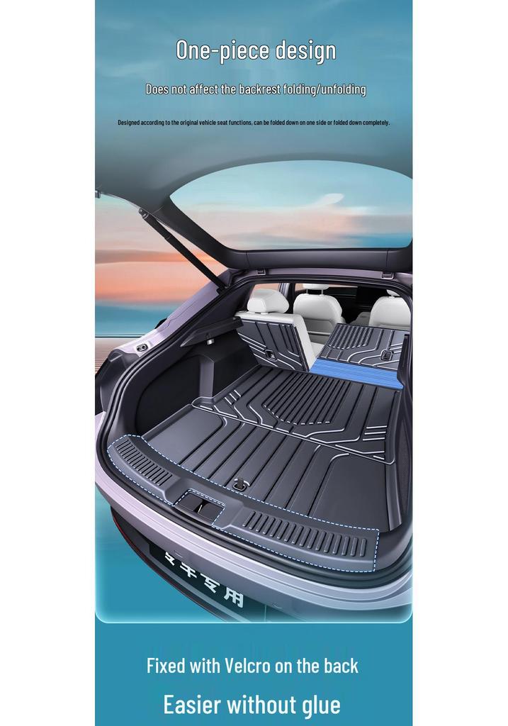 Fits 26 Xiaopeng M03 Models: TPE Trunk Mat Car Interior Modification Accessories