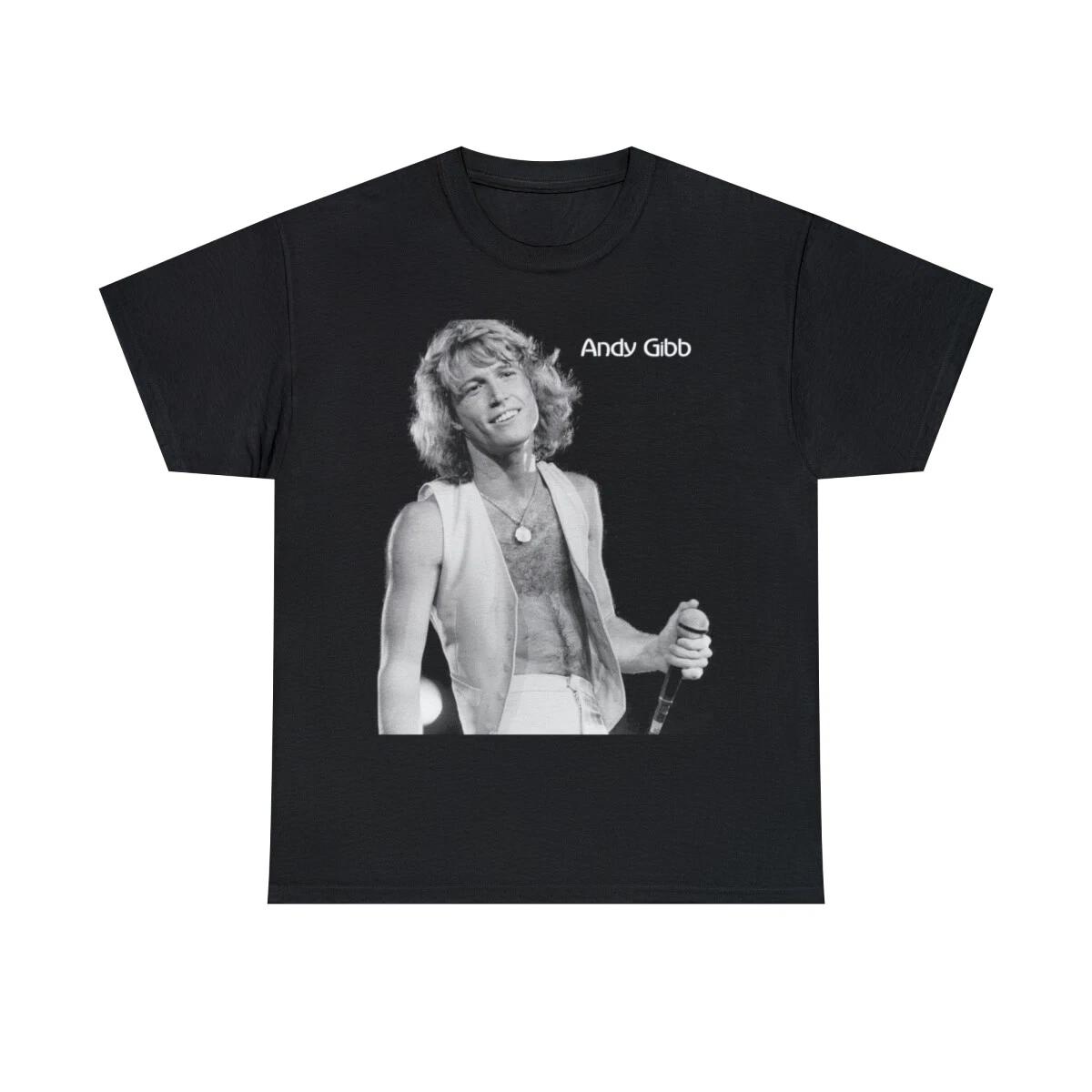 Andy Gibb retro 70 s Bee Gees Short Sleeve Tee S
