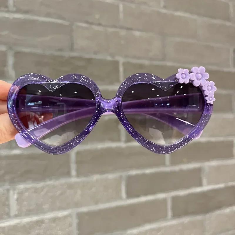 

Girls Boys Cute Cartoon Flower Sunglasses Outdoor Sun Protection Children Lovely Vintage Glasses - Protection Classic Kids Eyewear