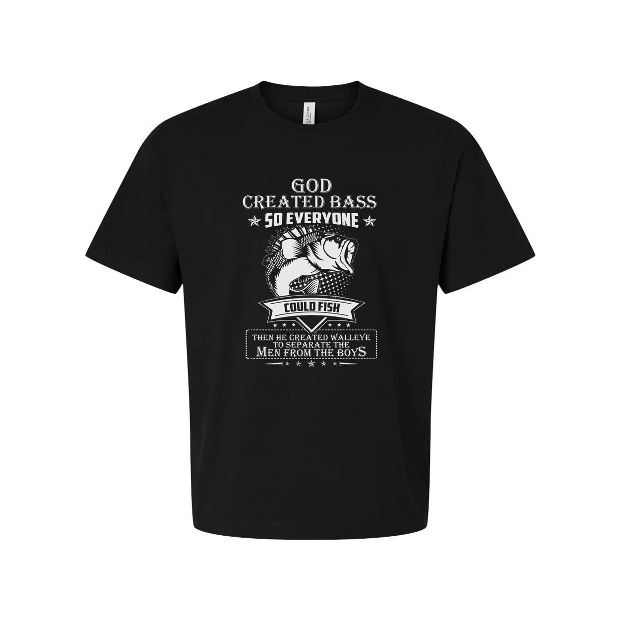 

Unisex Fishing T Shirt With Bass Graphic And Outdoor Adventure Print Perfect For 4XL