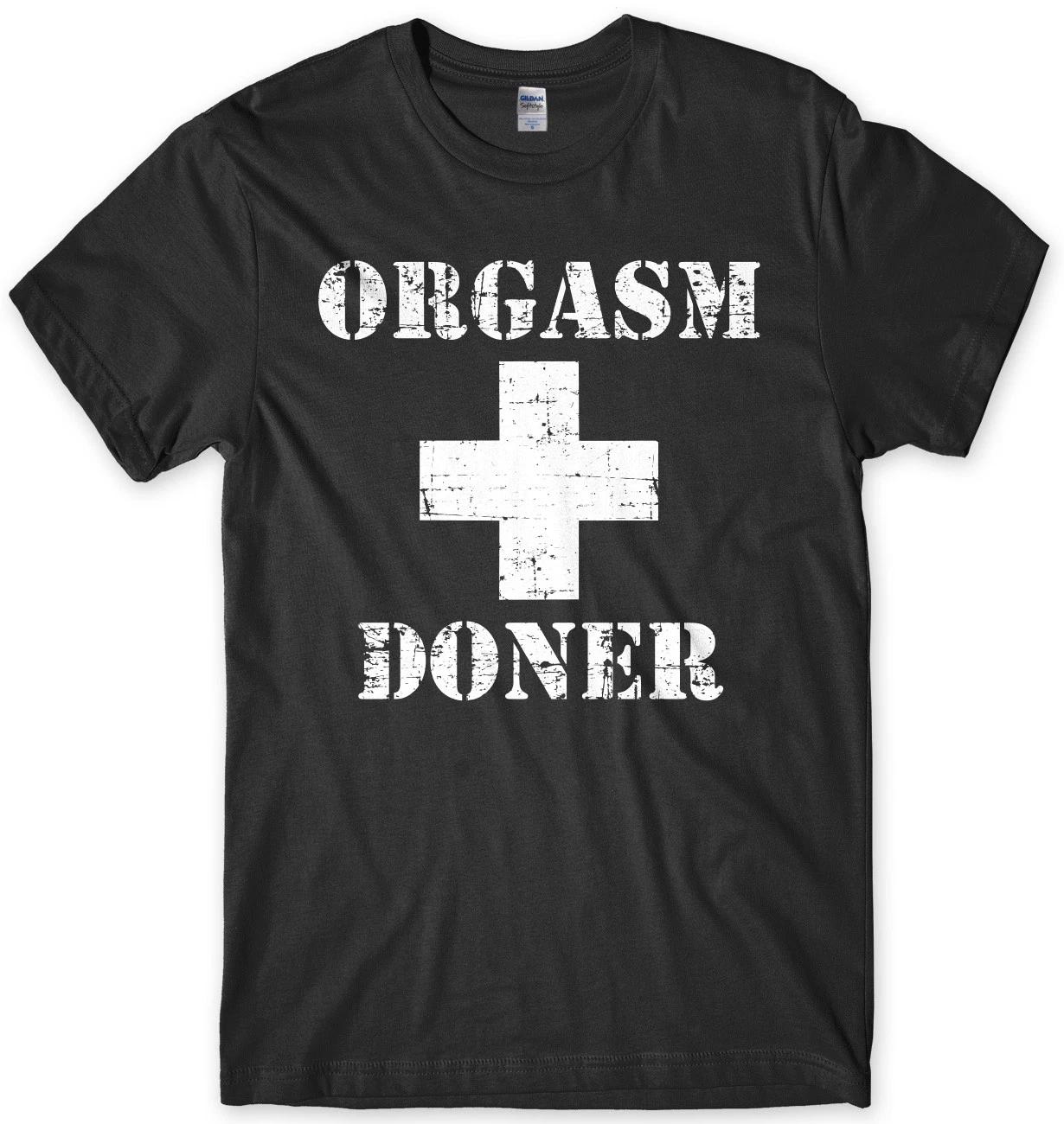 Orgasm Donor Mens Funny Unisex T-Shirt L