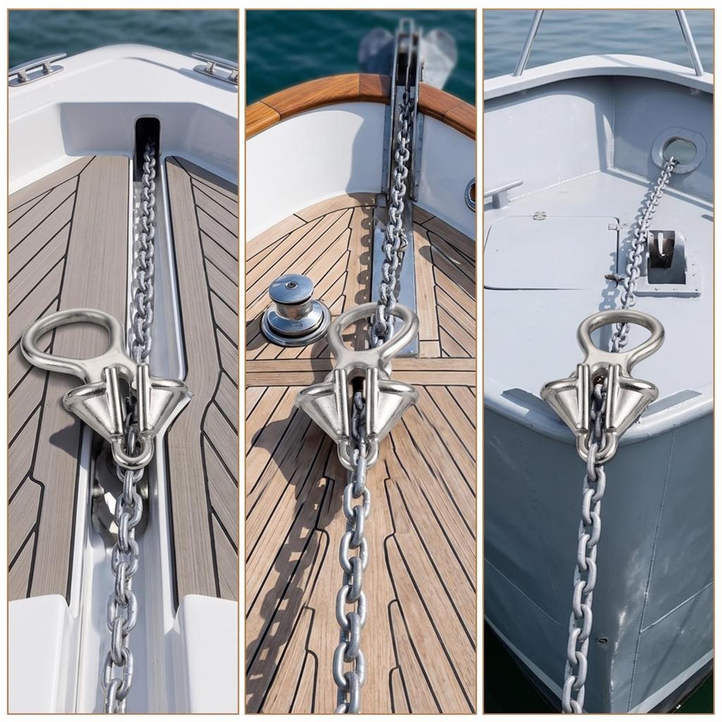 Anchor Chain Stopper Polished Compact for Yachts